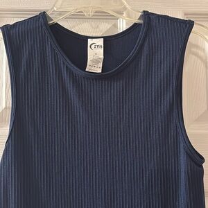 Navy blue muscle tank  ZYIA